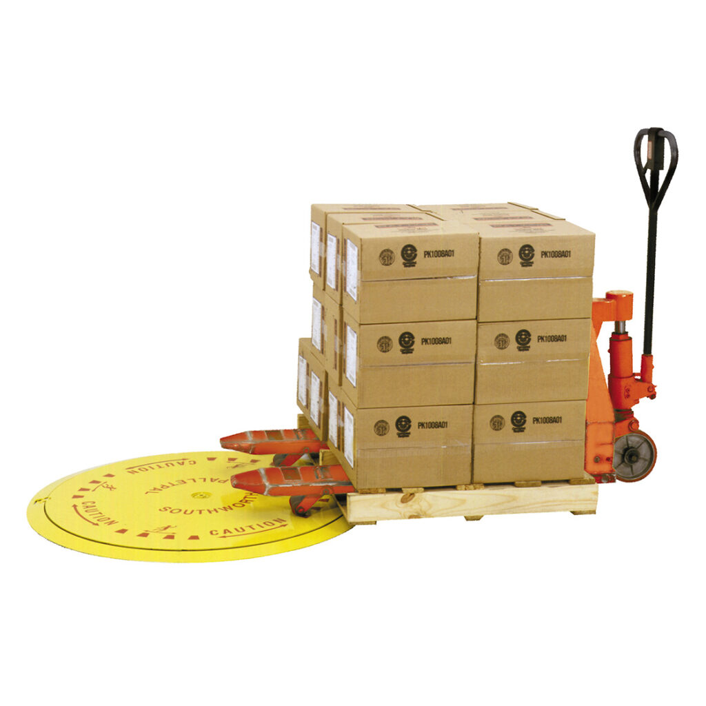 PalletPal Disc Product with pallet 