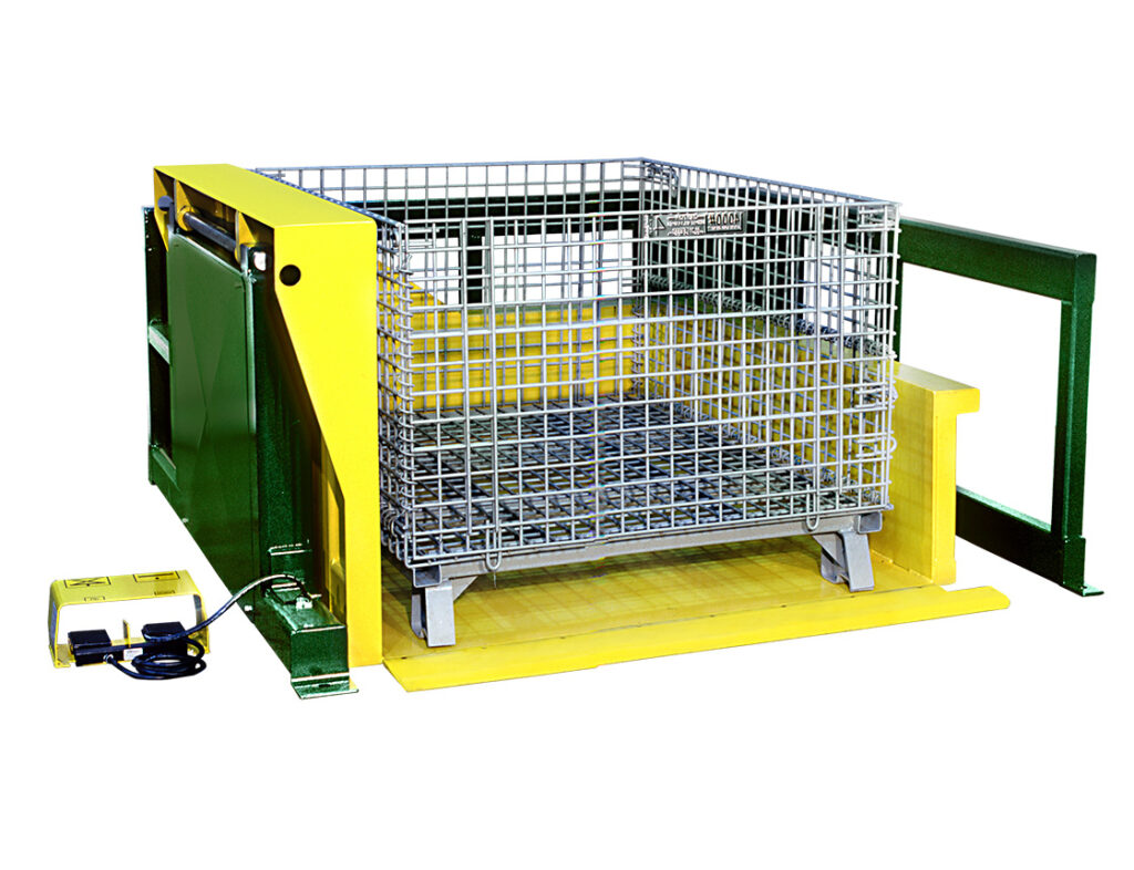 Pan Style Container Tilter Side Open Product