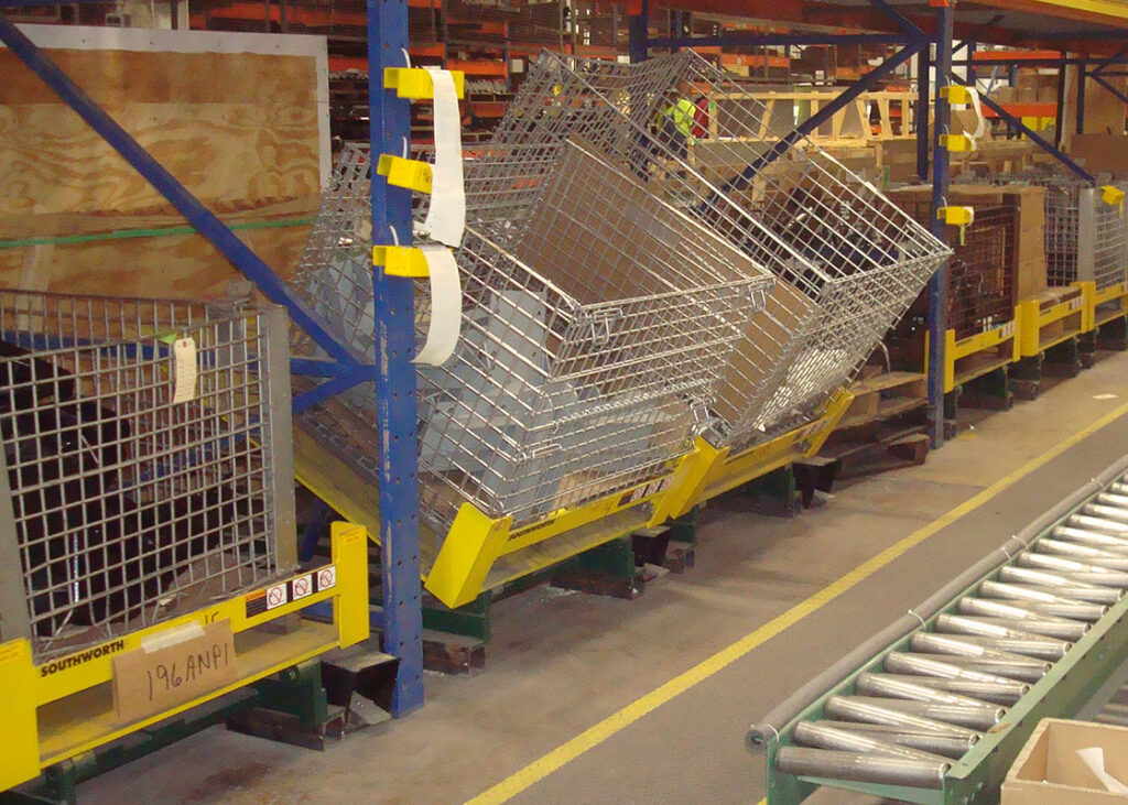 Fixed Height Tilters on conveyor line